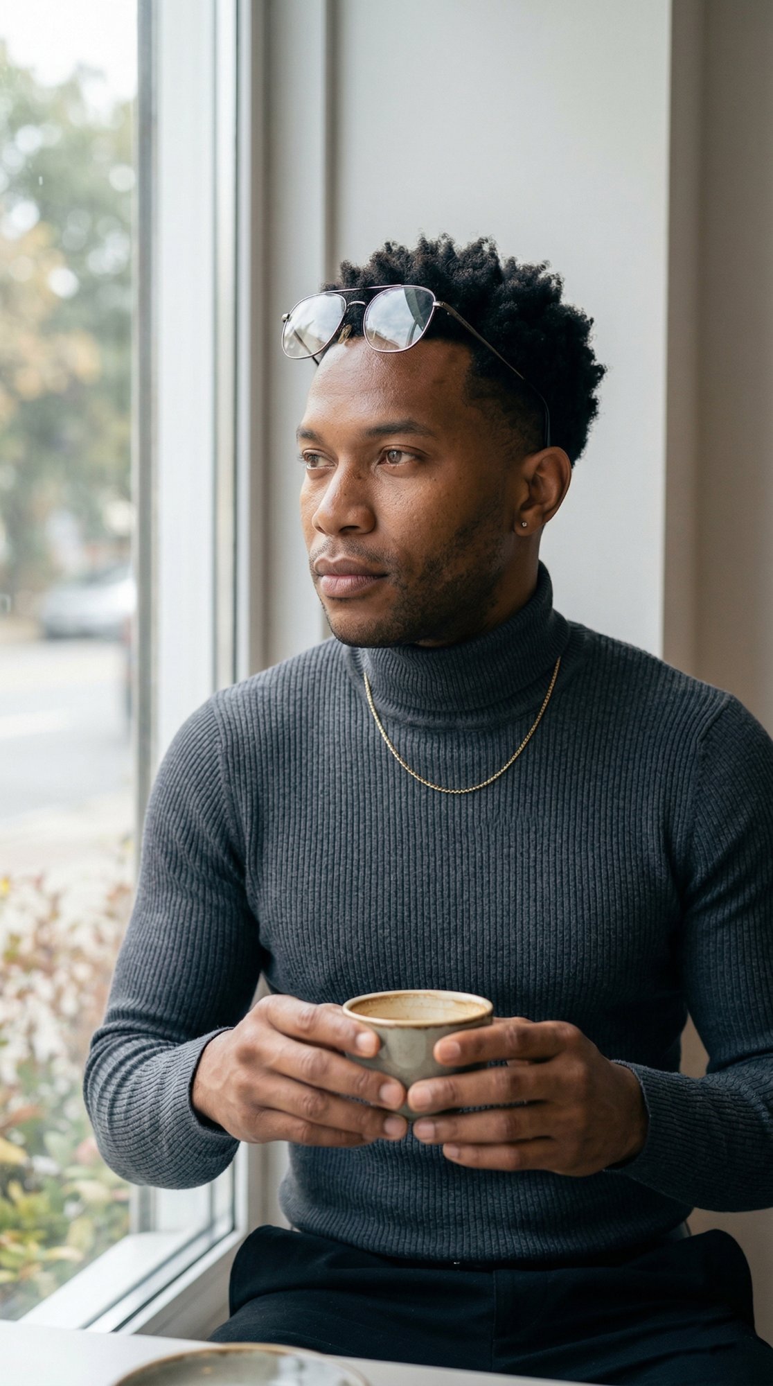 Marco at coffee shop